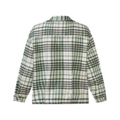 esmara® Damen Overshirt, aus weicher, wärmender Flanell-Qualität (Karo, 38) - B-Ware neuwertig
