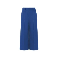 esmara® Damen Palazzohose, mit hoher Taille (Blau, 36) - B-Ware neuwertig