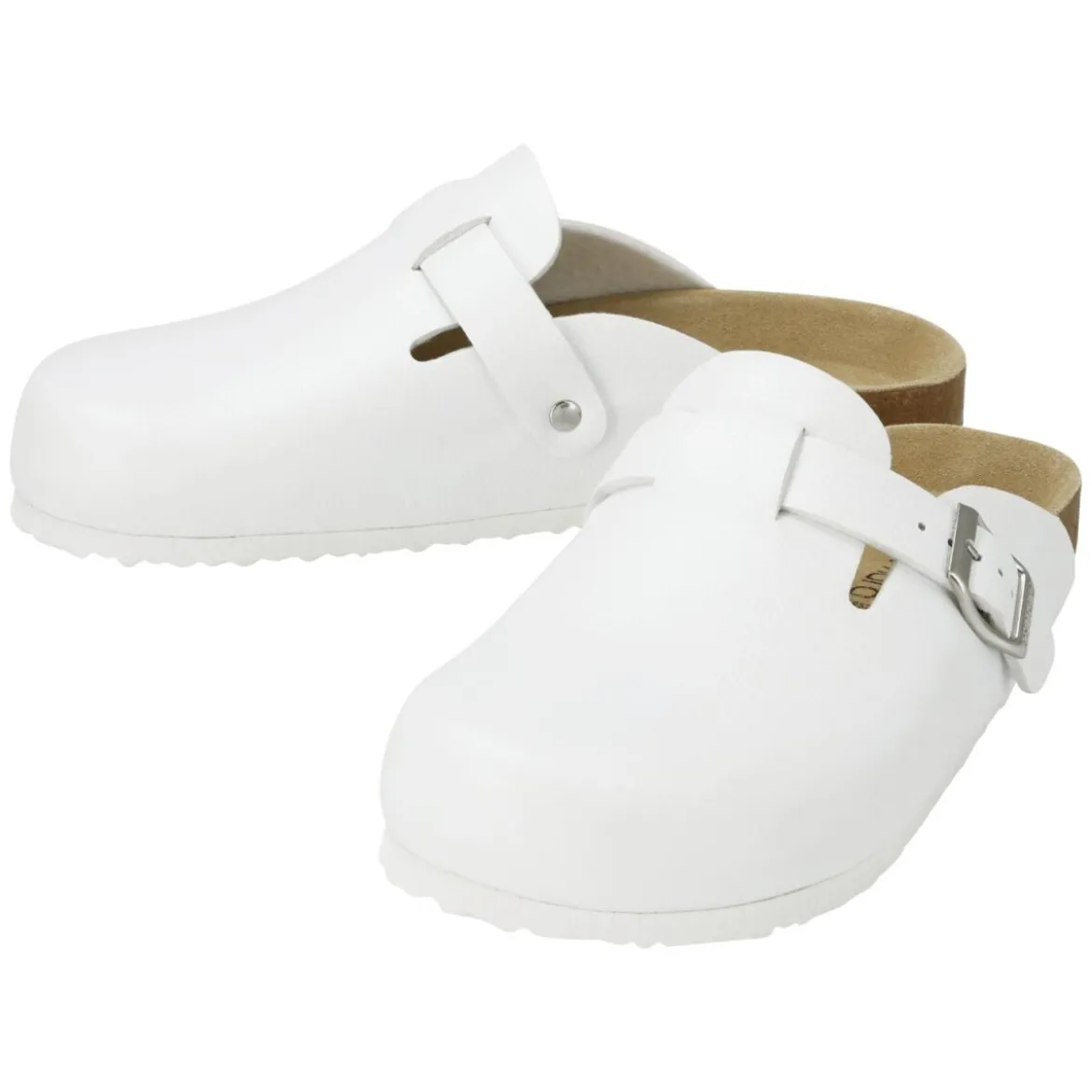 esmara® Damen-Pantoletten, geschlossen, 36, weiß - B-Ware sehr gut