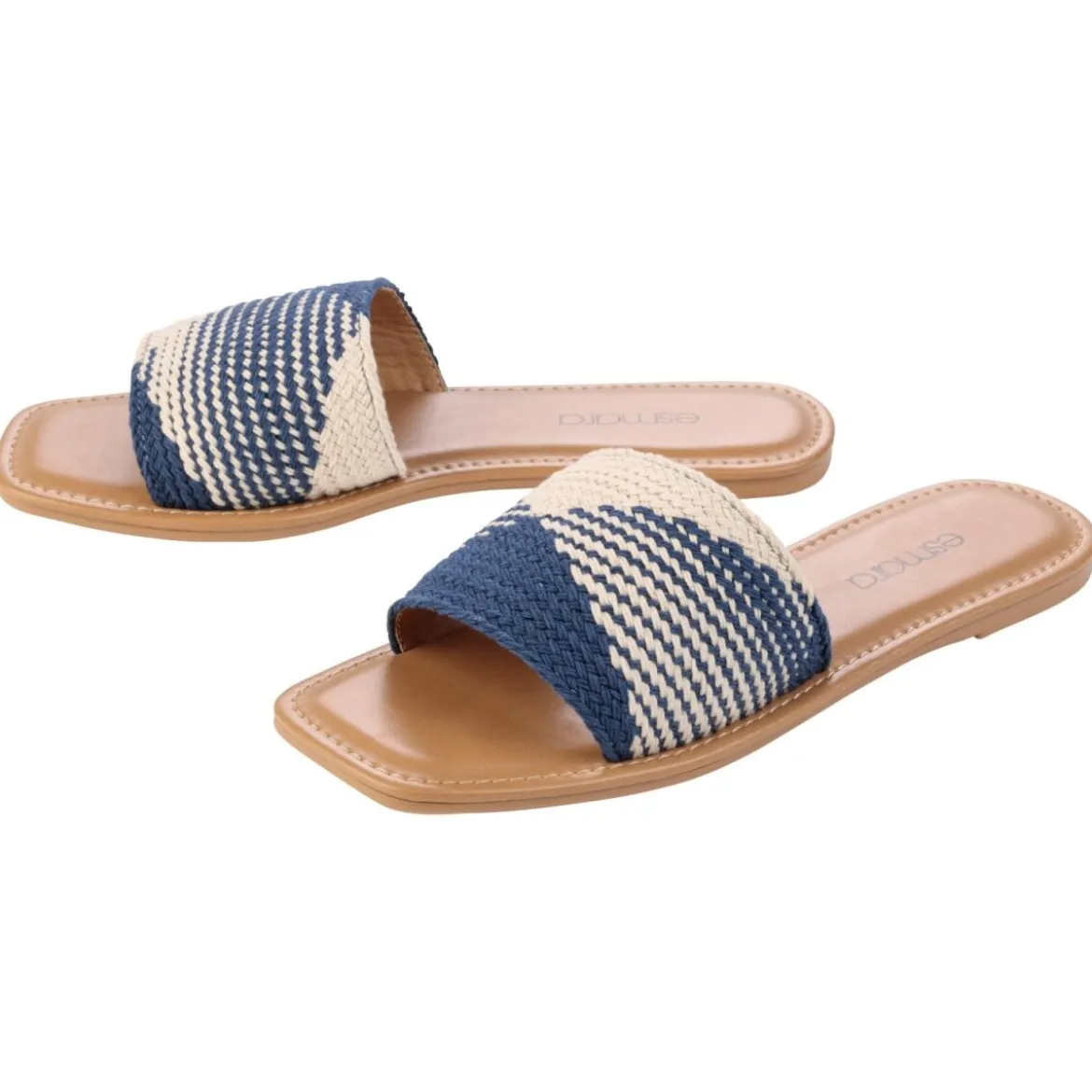 esmara® Damen Pantoletten, mit leichter TPR-Laufsohle - B-Ware