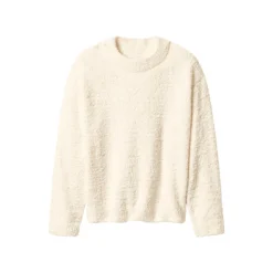 esmara® Damen Plüschpullover (Beige, XS(32/34)) - B-Ware neuwertig