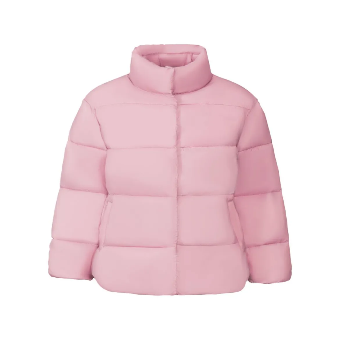 esmara® Damen Pufferjacke, mit Stehkragen (rosa, S(36/38)) - B-Ware neuwertig