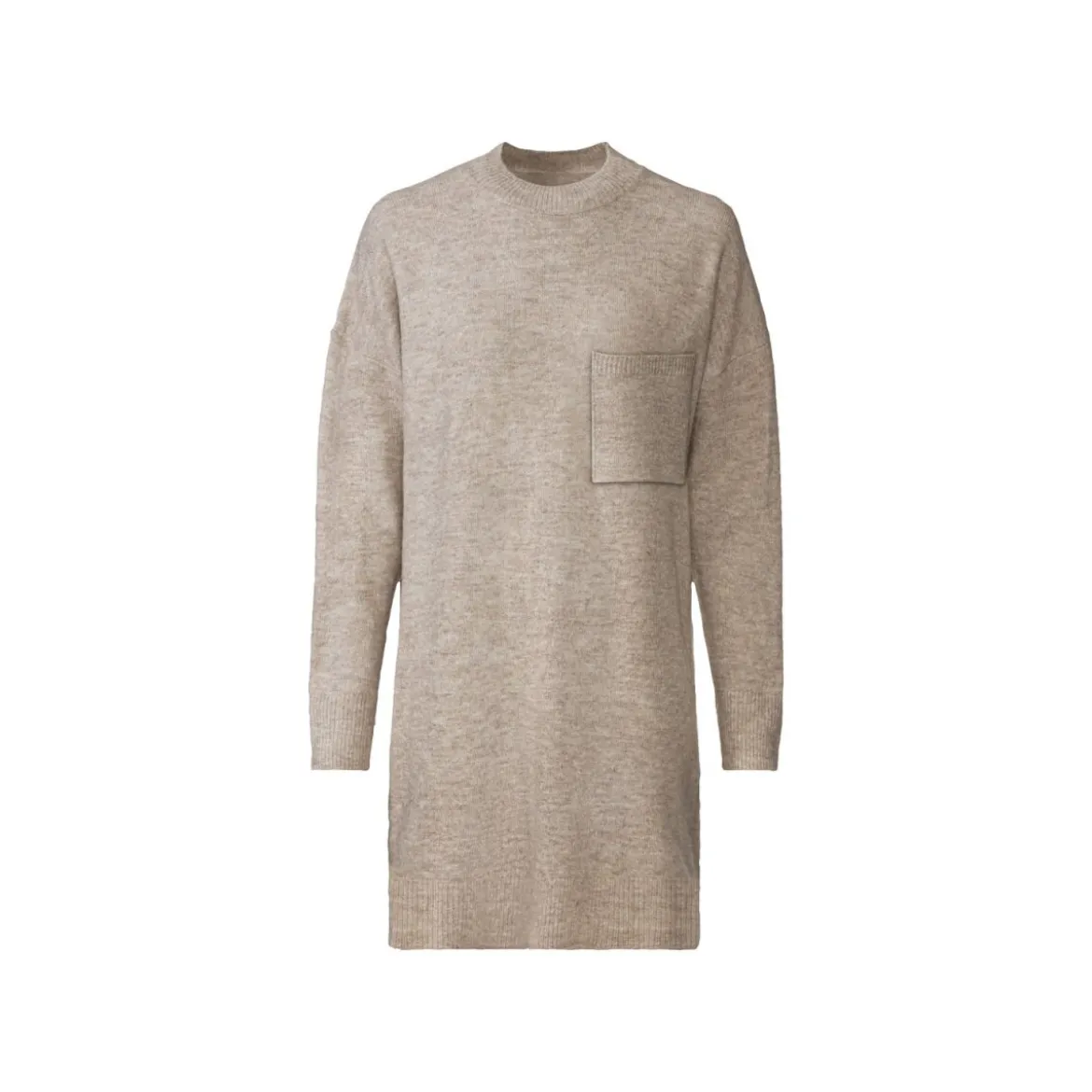 esmara Damen Pulloverkleid, Grobstrick im Oversize-Look - B-Ware