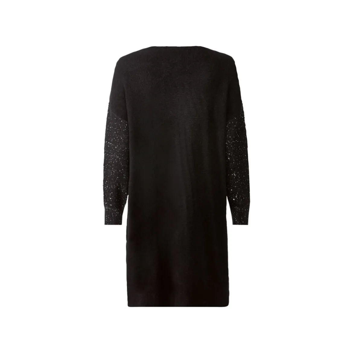 esmara® Damen Pulloverkleid, leger geschnitten (schwarz, XS(32/34)) - B-Ware neuwertig