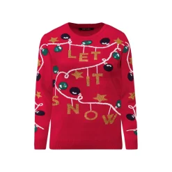 esmara® Damen Pullover mit weihnachtlichen Motiven (rot, XL(48/50)) - B-Ware sonstiges