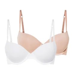 esmara® Damen Push-UP-BHs, 2 Stück, mit verstellbaren Trägern - B-Ware