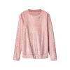 esmara® Damen-Pyjama, aus Velours, XS, rosa - B-Ware neuwertig