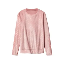 esmara® Damen-Pyjama, aus Velours, XS, rosa - B-Ware neuwertig