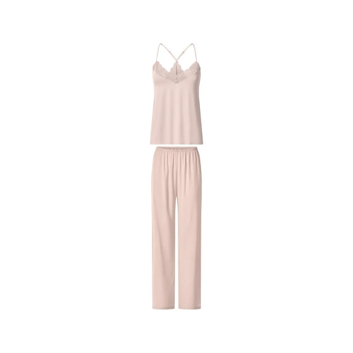 ESMARA® Damen Pyjama (Rosa, S(36/38)) - B-Ware sehr gut