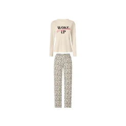 esmara® Damen Pyjama (Weiß, XS(32/34)) - B-Ware neuwertig