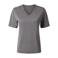 esmara® Damen Shirt, besonders weich und anschmiegsam (Grau, M(40/42)) - B-Ware sehr gut