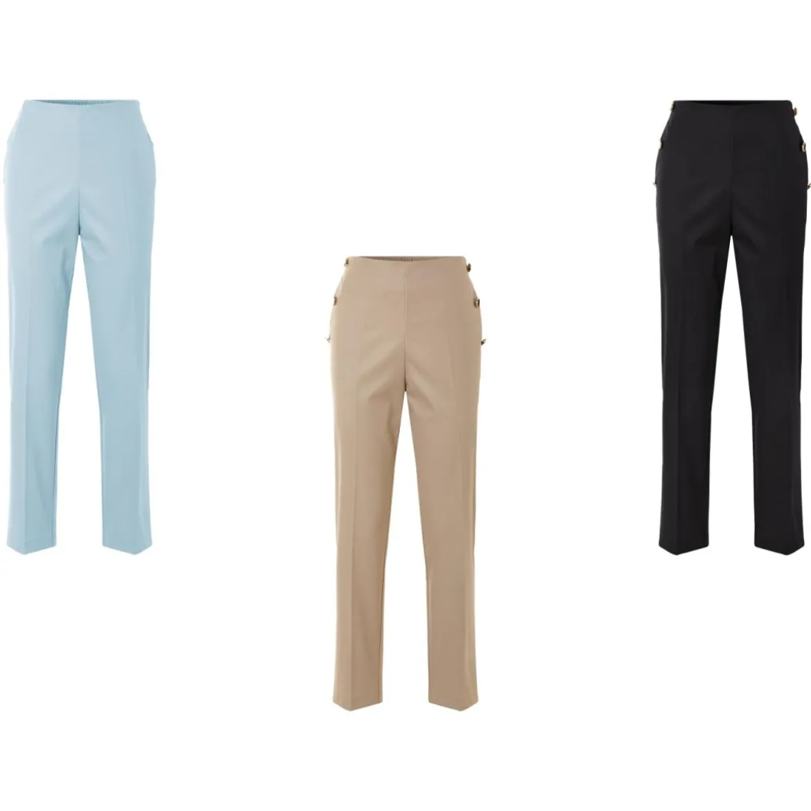 esmara® Damen Slacks, mit Bügelfalte - B-Ware