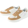 esmara® Damen-Sneaker, 39, weiß/braun - B-Ware sehr gut