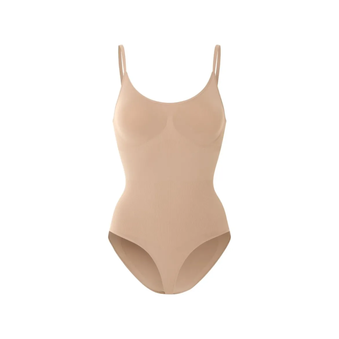 ESMARA® Damen Soft-Shaping-Body, ohne Seitennähte (Beige, XL(48/50)) - B-Ware neuwertig