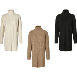 esmara® Damen Strickkleid, mit recyceltem Material - B-Ware