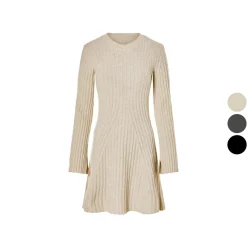 esmara® Damen Strickkleid, mit Schlitzen an den Ärmeln - B-Ware