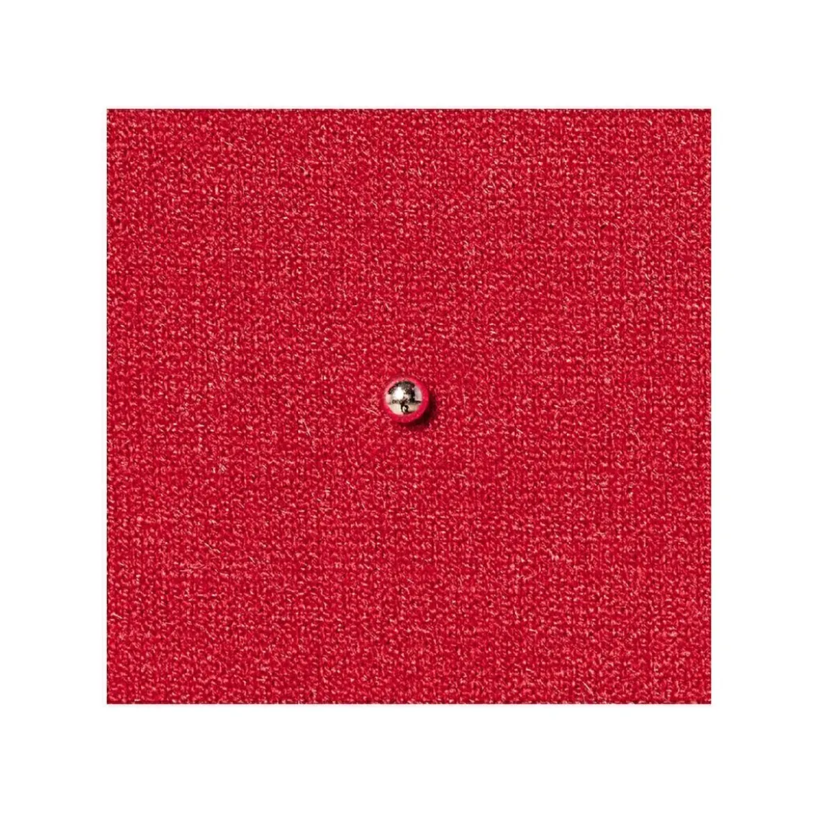 esmara® Damen Strickpullover, mit aufgesetzten Silberperlen (Rot, XS(32/34)) - B-Ware neuwertig