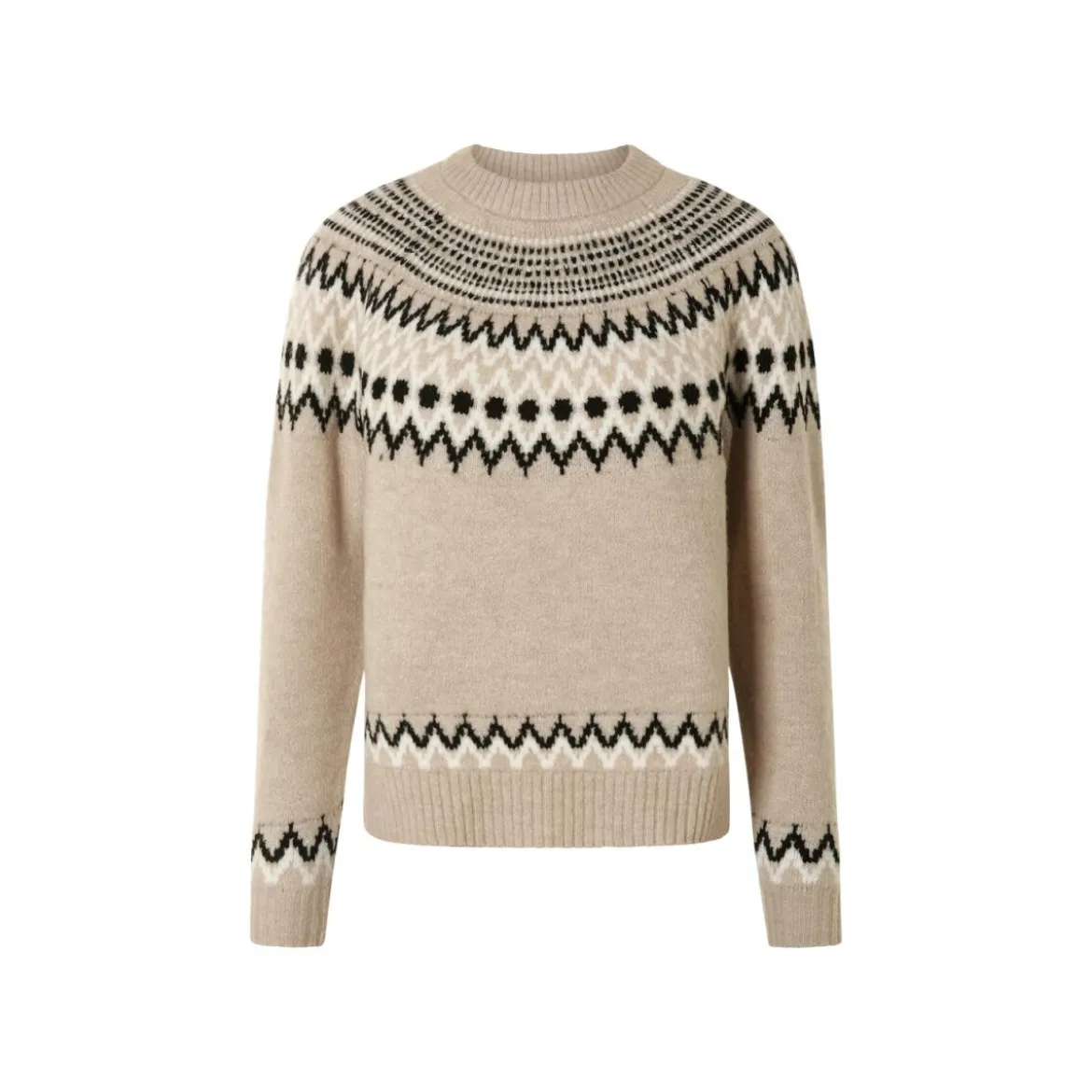 esmara® Damen Strickpullover mit Wollanteil (beige, S(36/38)) - B-Ware neuwertig