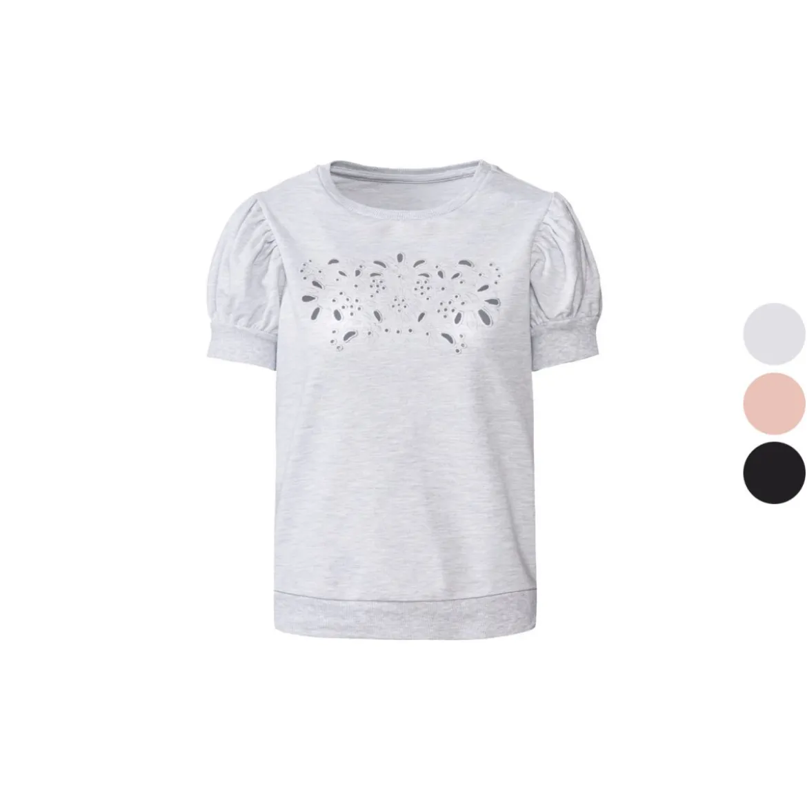 esmara® Damen Sweatshirt, mit modischer Lochstickerei - B-Ware