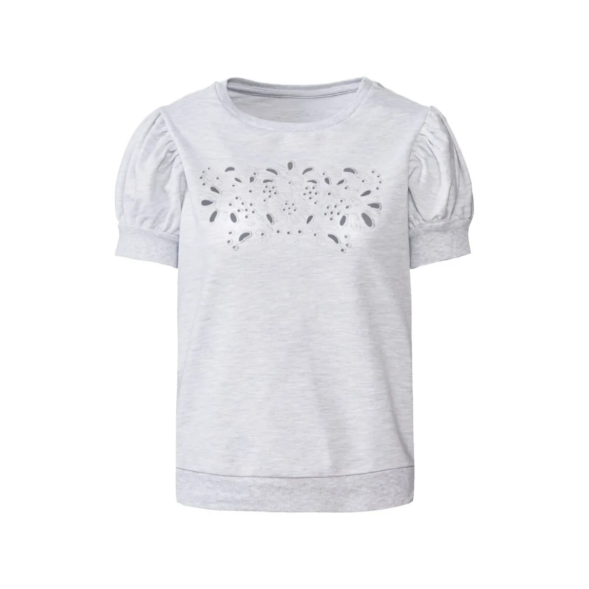 esmara® Damen Sweatshirt, mit modischer Lochstickerei - B-Ware
