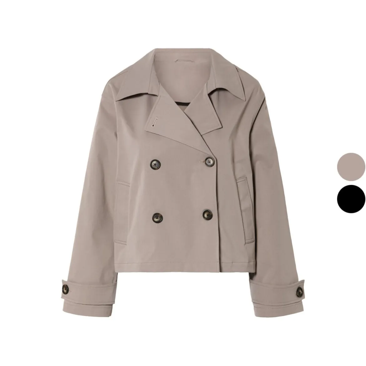 esmara® Damen Trenchjacke, mit breitem Reverskragen - B-Ware