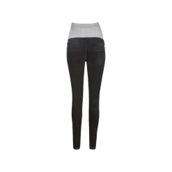 esmara Damen-Umstandsjeans, Super Skinny Fit, mit niedriger Leibhöhe, 42, schwarz - B-Ware sehr gut