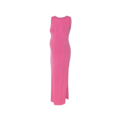 esmara® Damen Umstandskleid in modischer Ripp-Qualität (pink, XL (48/50)) - B-Ware neuwertig