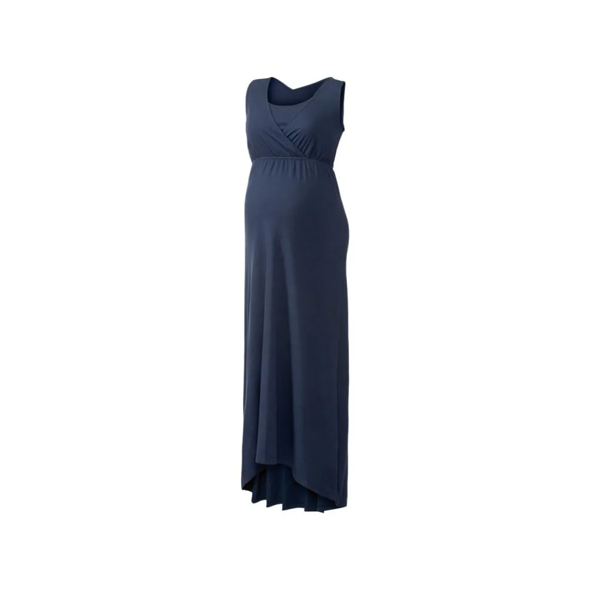 esmara® Damen Umstandskleid mit Gummizug in der Taille (marine, XS (32/34)) - B-Ware neuwertig