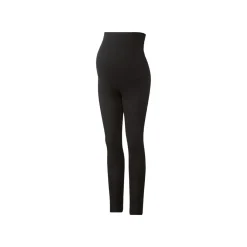 esmara® Damen Umstandsleggings, 2 Stück, mit Bio-Baumwolle (schwarz, XS(32/34)) - B-Ware neuwertig