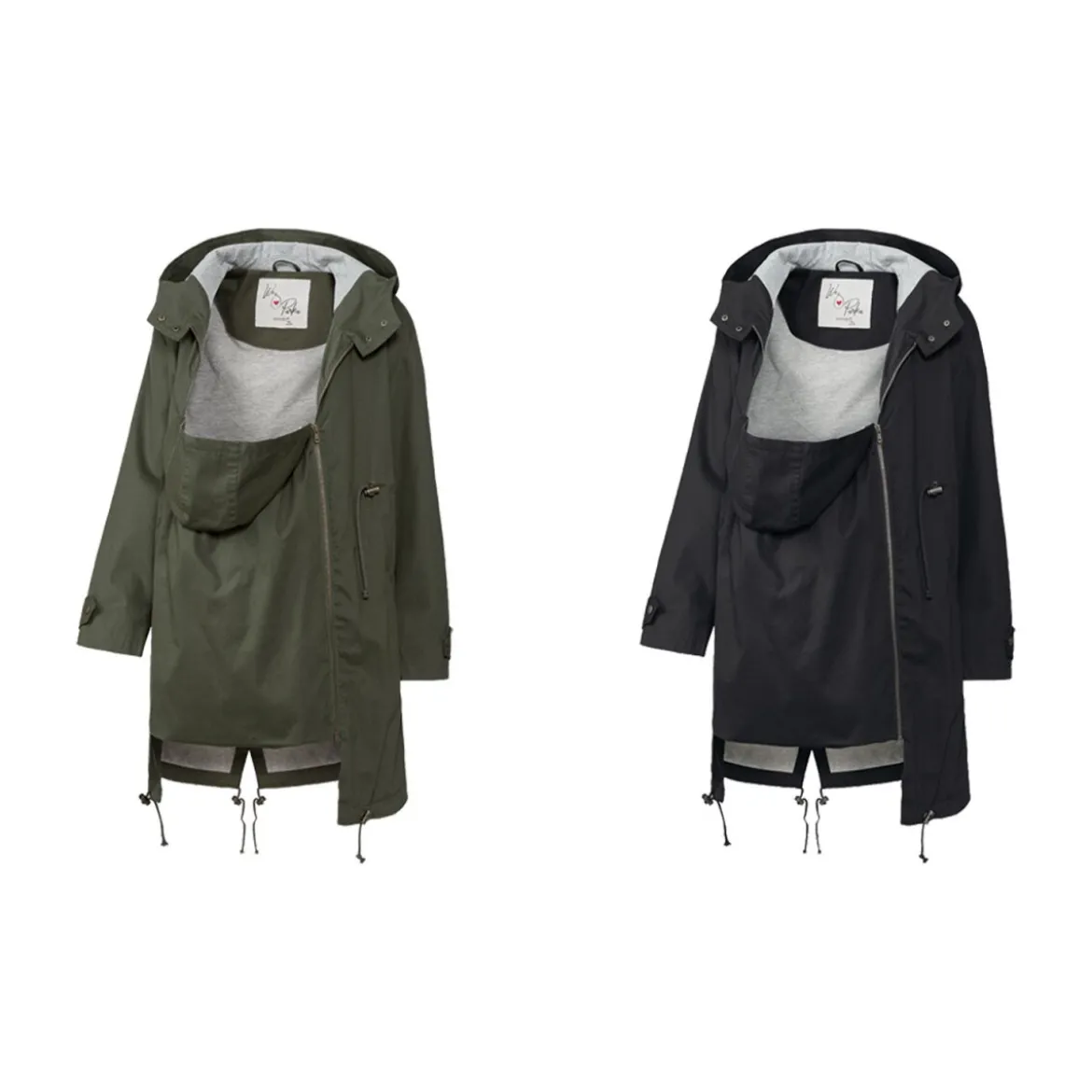esmara® Damen Umstands-Parka mit hohem Bio-Baumwollanteil - B-Ware
