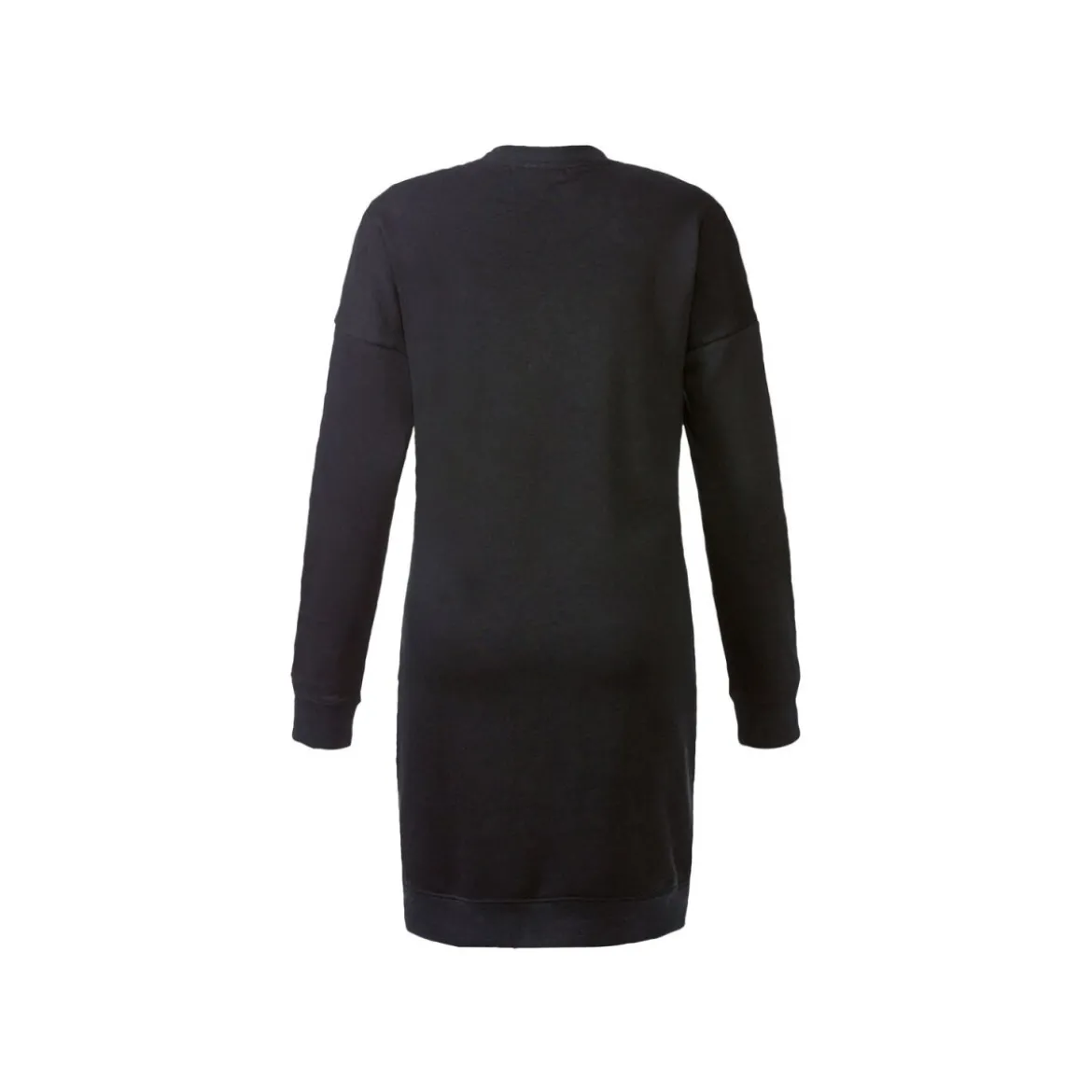 esmara® Damen Umstands-Sweatkleid, leger geschnitten (schwarz, XS (32/34)) - B-Ware neuwertig