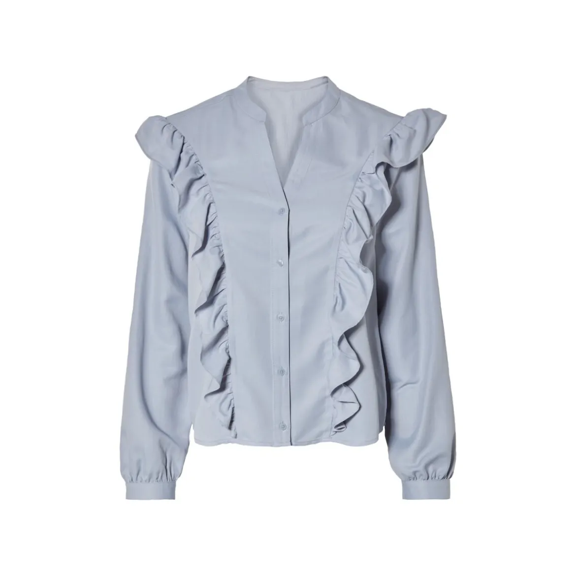 esmara® Damen Volant-Bluse, leger geschnitten - B-Ware