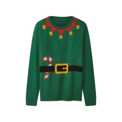 esmara® Damen Weihnachtspullover mit LED-Effekt / Weihnachtspullover mit Musik / Weihnachtspullover - B-Ware