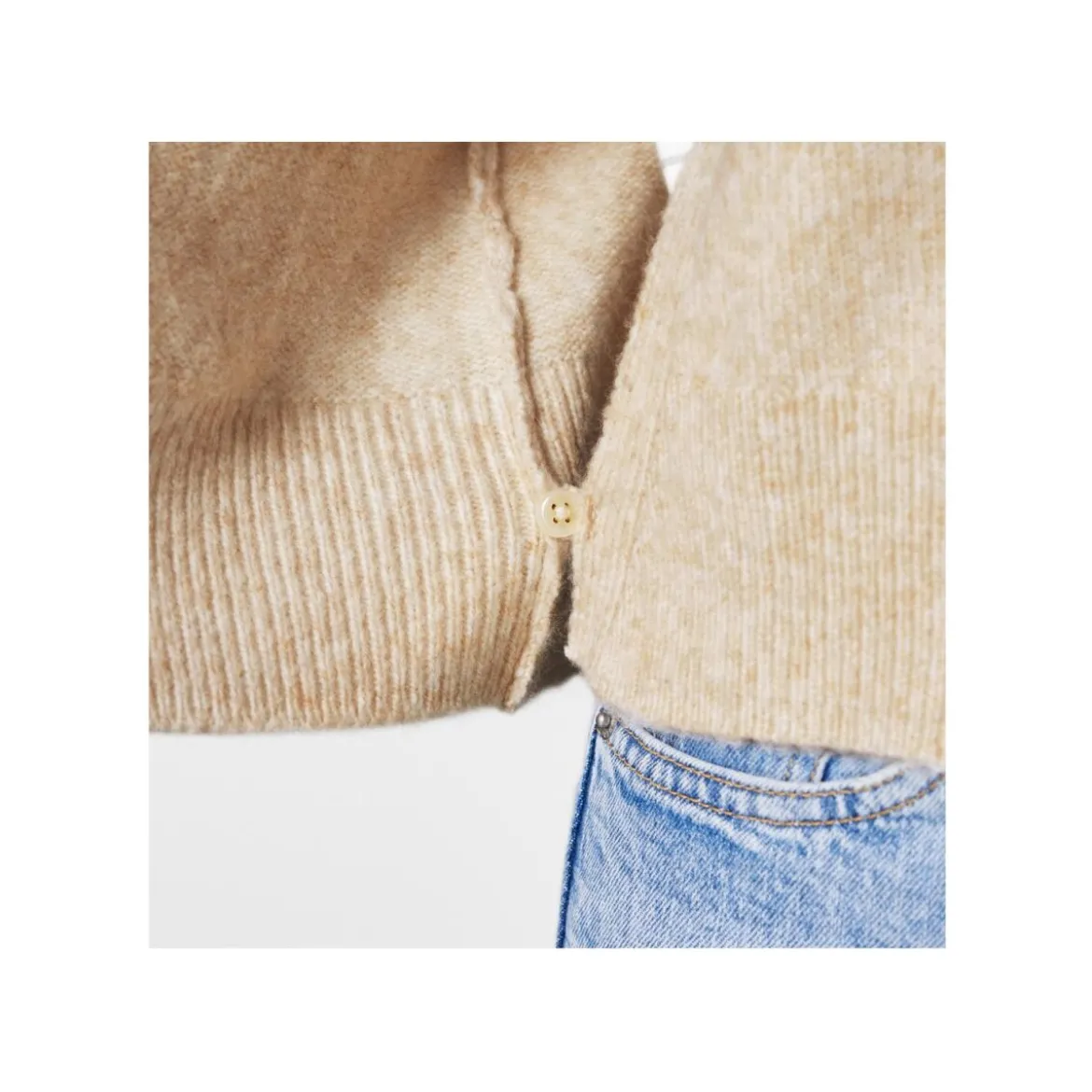 esmara® Damen Wickelcardigan, mit Wollanteil - B-Ware