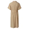 esmara® Damen Wickelkleid, 40, beige - B-Ware sehr gut
