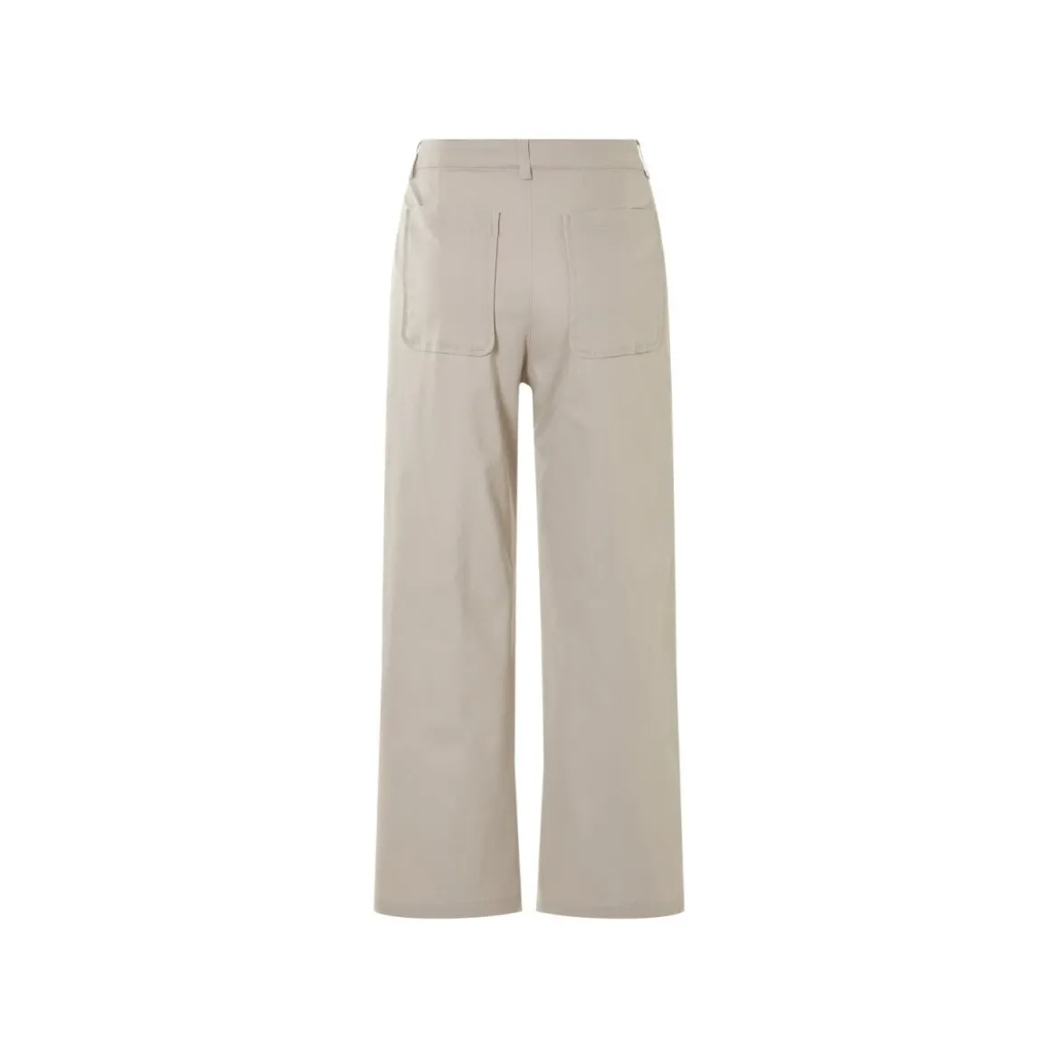 esmara® Damen Wide-Leg-Hose mit hoher Leibhöhe (Beige, 34) - B-Ware neuwertig