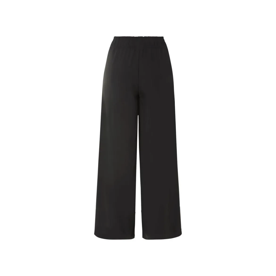 esmara® Damen Wide-Leg-Hose, normale Leibhöhe (Schwarz, S(36/38)) - B-Ware neuwertig