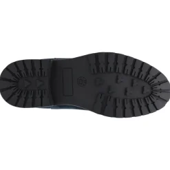 esmara® Herren Lederstiefeletten, 43, marineblau - B-Ware neuwertig