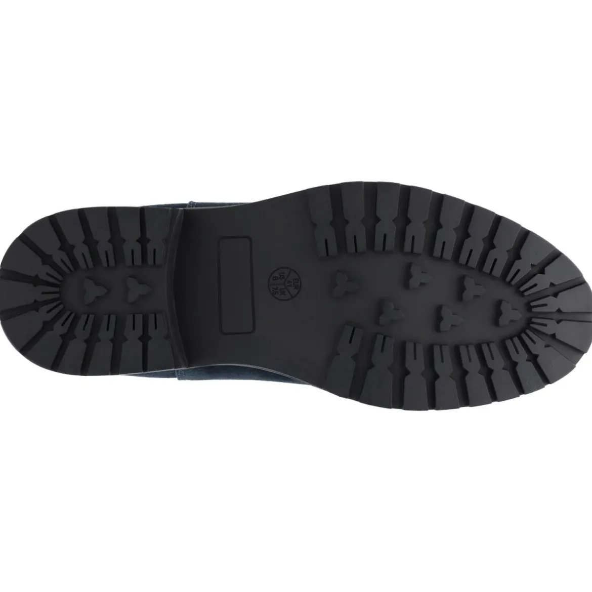 esmara® Herren-Lederstiefeletten, 41, marineblau - B-Ware neuwertig