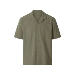 esmara® MEN Herren-Freizeithemd, L, khaki - B-Ware Beschädigt