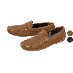 esmara Men Herren Leder-Mokassins - B-Ware