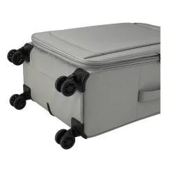 esmara® 2-teiliges Trolley-Reisekoffer-Set, grau - B-Ware