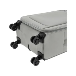 esmara® 2-teiliges Trolley-Reisekoffer-Set, grau - B-Ware