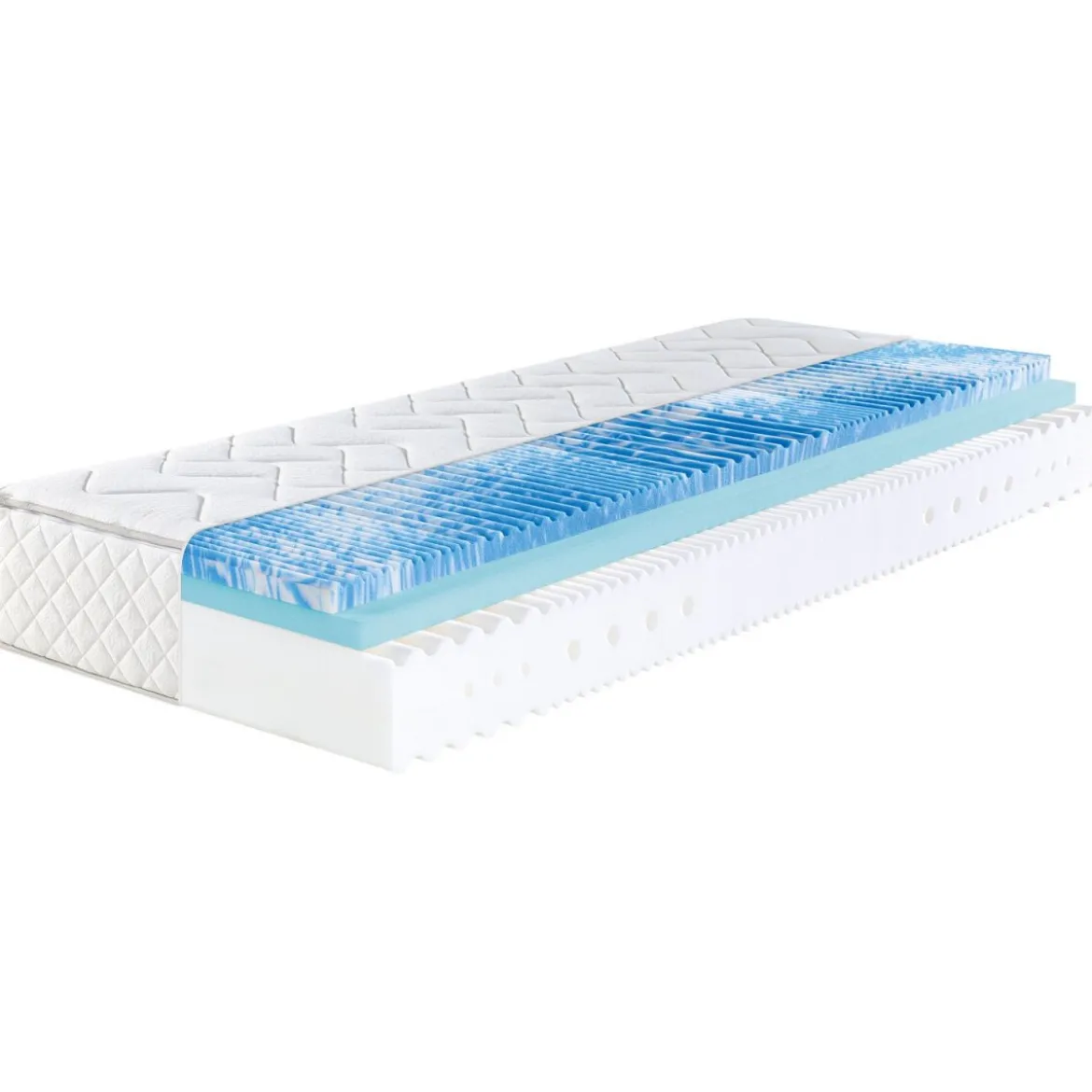 f.a.n. 7-Zonen-Kaltschaummatratze »Sweet Dream XXL«, mit Gelschaum-Topper, 26 cm Höhe (H3, 80 x 200 cm) - B-Ware Transportschaden Kosmetisch