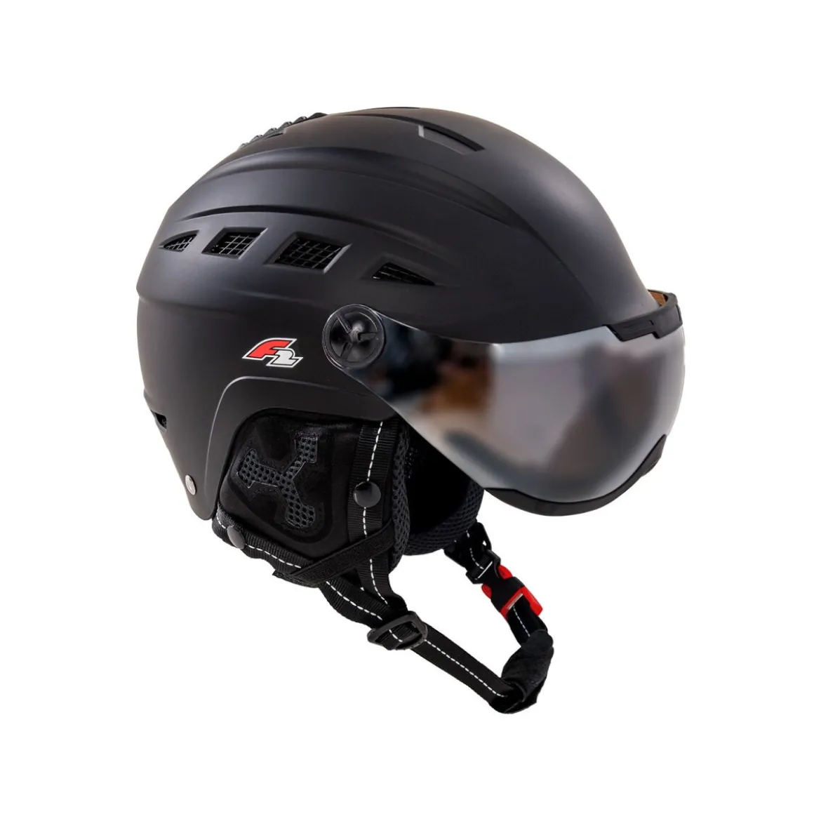 F2 »Helmet Worldcup Team« Wintersport Helm mit Visier (S/M) - B-Ware sonstiges