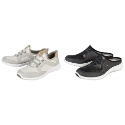 Footflexx Damen Freizeitschuhe / Sabots mit Lederdecksohle - B-Ware