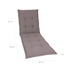 GO-DE Textil Gartenauflage / Kissen, wasserabweisend, pflegeleicht - B-Ware