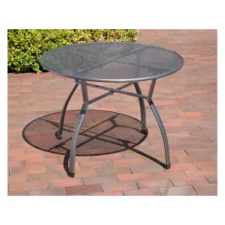 GREEMOTION Gartentischgruppe »Toulouse« (Tisch + 4 Stapelstühle, Ø100 x 74 cm) - B-Ware sehr gut