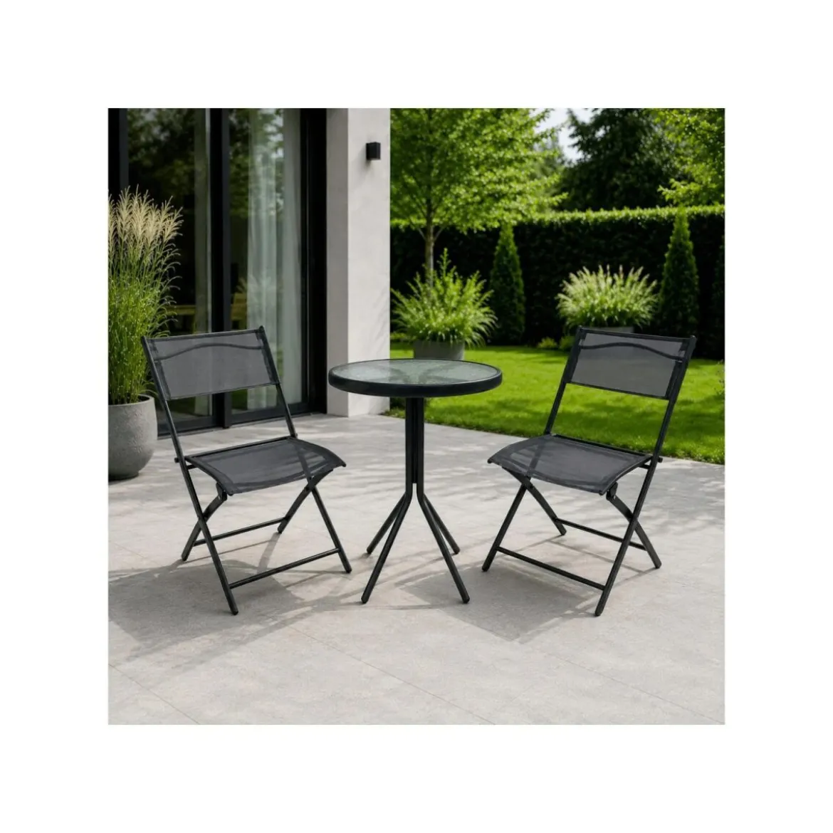 GREEMOTION textilenes Bistro-Set, 3-teilig - B-Ware