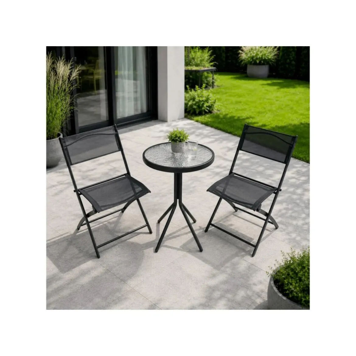 GREEMOTION textilenes Bistro-Set, 3-teilig - B-Ware
